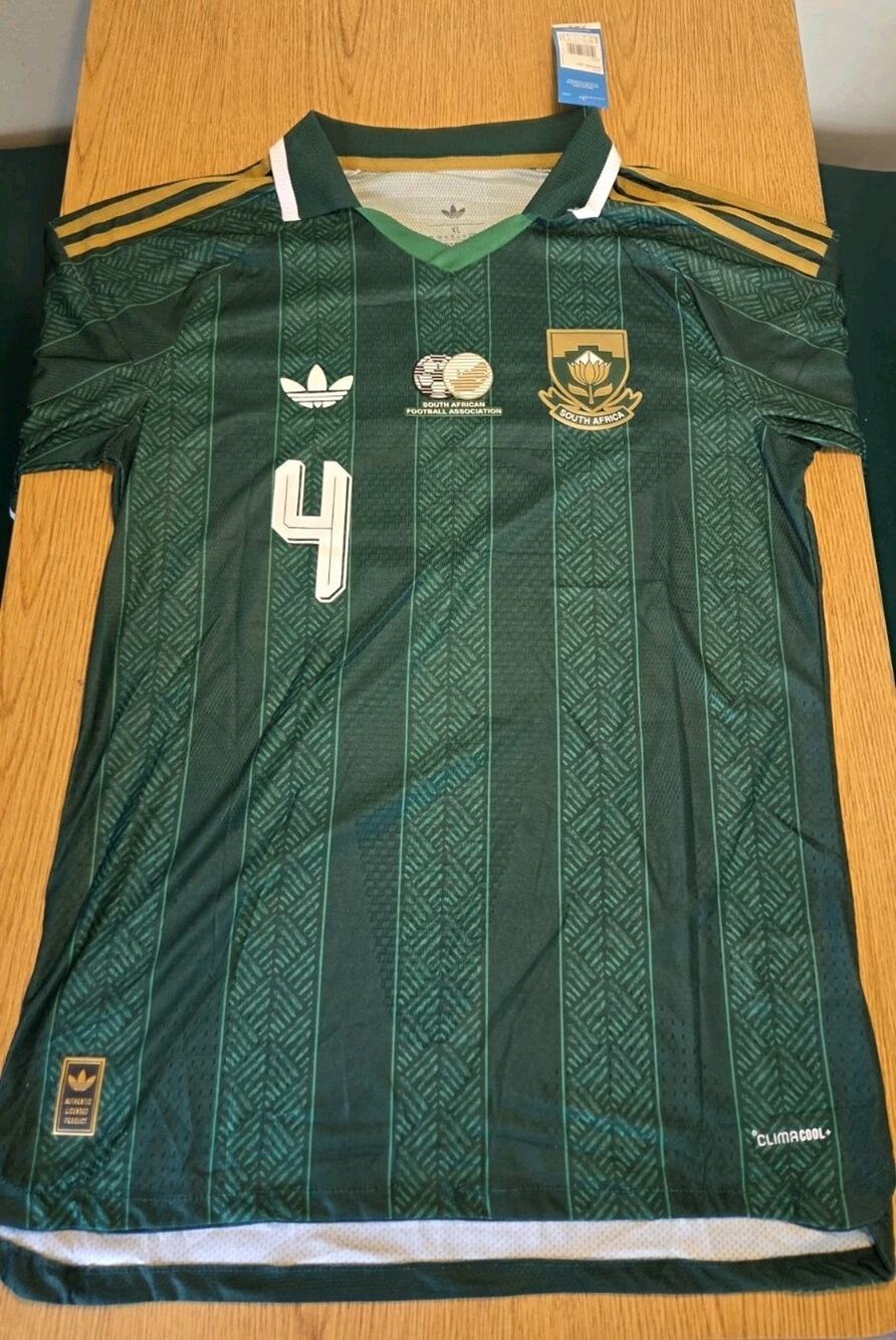 World Cup South Africa National Team 2026 Green Jersey Mokoena XL Fits Like L